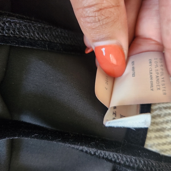 90s vintage Josie by Natori black velvet cropped cami size extra small - Picture 5 of 5